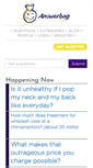 Mobile Screenshot of answerbag.com